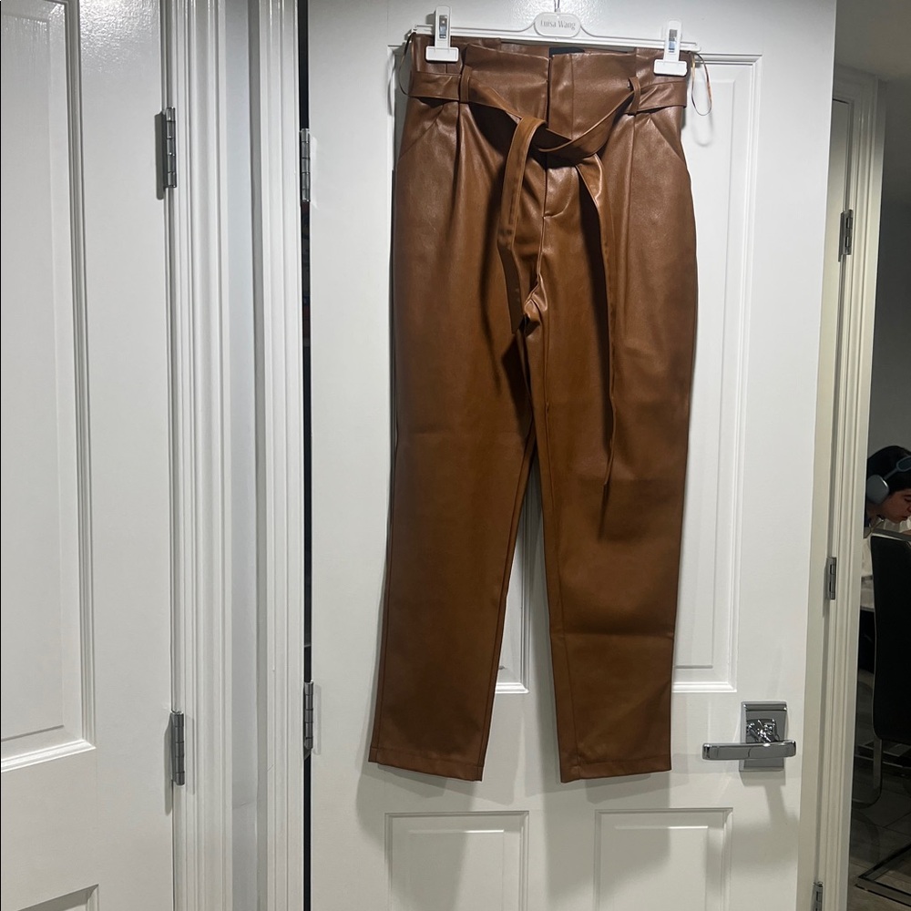 Lucy Paris Brown Straight Leg Pants